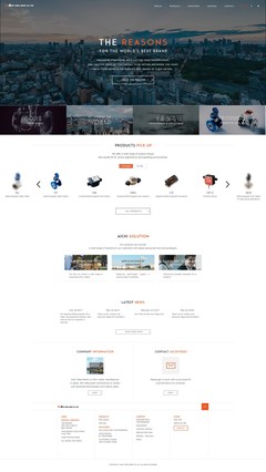 2017年網站設計師精選TOP10制造業(yè)公司網站范例